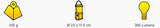 OZtrail - Lampara de LED Archer 300 lúmenes para Camping, Jardin, cenador