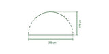 Campingaz - Pared Lateral para cenador Coleman Event Shelter M y Event Shelter Pro M de 3 x 3 m, con Puerta y Ventana, protección Solar, Impermeable