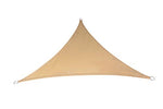 SUNNY GUARD Toldo Vela de Sombra Triangular 3.6x3.6x3.6m Impermeable a Prueba de Viento protección UV para Patio, Exteriores, Jardín, Color Arena