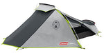 Coleman Cobra compacta Ultraligera para 2 Personas, 100% Impermeable, Cosida en el Suelo, Tienda de campaña con Postes de Aluminio, Lanzamiento rápido, Unisex Adulto, Gris, Talla única