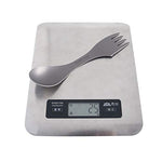 Boundless Voyage Titanio 3 en 1 Cuchara Tenedor Cuchillo Spork Cubiertos Cubiertos Cubiertos 1.2 mm Espesar Utensilios de Titanio Profesionales
