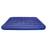 Colchón de Aire Doble Flocado Milestone Camping - Azul