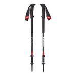 Black Diamond Trail Pro Trek Poles Bastones de Senderismo, Unisex-Adult, Fire Red, 105-140 cm