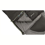Outwell Contour Midnight Black Saco Dormir crem.Der, Unisex Adulto, Multicolor, Estándar