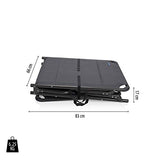 CAMPART Travel BE-0665 Ancona – Tumbona, textilene, respaldo plegable
