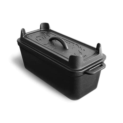 BURNHARD Molde para Pan de Hierro Fundido con Tapa - 3,5 l
