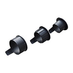 Outsunny Base Sombrilla Acero Inoxidable Soporte Pie para Parasol Φ34mm/Φ38mm/Φ48mm Jardín Patio Color Plateado