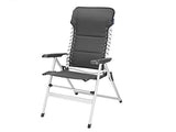Juego de 2 sillas de camping XXL acolchadas, plegables y ligeras, sillón de relax con comodidad
