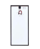 Placa Solar de 200W 12V tecnología de celda PERC solar monocristalino de módulo solar con marco negro