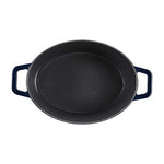 Amazon Basics – Olla holandesa de hierro fundido esmaltado prémium, ovalada, 5,9 l