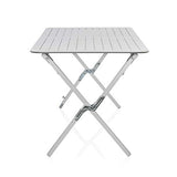 Mesa de camping Campart Travel TA-0802 – 110 x 70 cm – Tablero enrollable