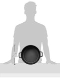 Amazon Basics - Horno holandés de hierro fundido pretratado con asa doble, 6,62 l