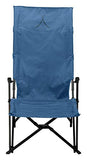 Grand Canyon EL Tovar Lounger - Silla de Camping, Silla Plegable con reposabrazos, Respaldo Alto y reposapiés - hasta 100 kg - Aluminio - Dark Blue (Azul)