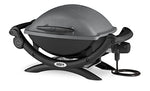 Weber Q1400 Barbacoa Eléctrica, 43 x 32cm, Dark Grey 52020053