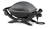 Weber Q1400 Barbacoa Eléctrica, 43 x 32cm, Dark Grey 52020053