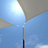 AMANKA - Toldo de Protección Solar UV Triangular - 5 x 5 x 5 m.
