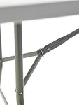 KG KITGARDEN - Mesa Plegable Multifuncional, 180x74x74cm, Blanco, KG Folding 180