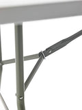 KG KITGARDEN - Mesa Plegable Multifuncional, 180x74x74cm, Blanco, KG Folding 180