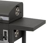 tepro Toronto - Barbacoa de carbón compacta, color antracita/acero inoxidable
