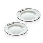 Petromax Platos esmaltados, color blanco, 2 unidades (26 cm)