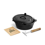BURNHARD Olla de Hierro Fundido 5,6 L