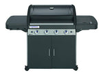 Campingaz 4 Series LS Plus Dual Gas - Barbacoa con 2 parrillas, 4 quemadores de acero inoxidable y 1 de lado