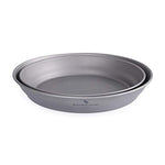 Cuenco y Plato de Titanio para Acampar al Aire Libre Utensilios de Cocina con Bolsa de Transporte