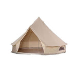 QXWJ Yurt Tents Bell Tent Oxford Cloth 4-Temporada Impermeable Pirámide Tienda Tienda Familia Teepee Campaña Camping con Agujero Estufa for Caza Al Aire Libre Glamping