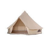 QXWJ Yurt Tents Bell Tent Oxford Cloth 4-Temporada Impermeable Pirámide Tienda Tienda Familia Teepee Campaña Camping con Agujero Estufa for Caza Al Aire Libre Glamping