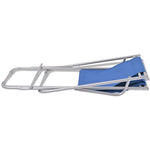 vidaXL Tumbonas Modelos Reclinables Pack 2 Unidades de Acero Azul 69x61x94 cm