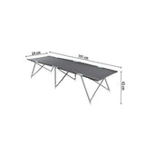 CAMPART Travel BE-0624 - Cama o Catre para Camping, Gris