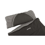 Outwell Contour Midnight Black Saco Dormir crem.Der, Unisex Adulto, Multicolor, Estándar