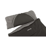 Outwell Contour Midnight Black Saco Dormir crem.Der, Unisex Adulto, Multicolor, Estándar