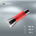 Varta 3X (Roja) Linterna LED 5 W, IPX4