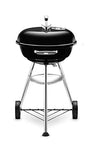 Weber Compact Kettle Barbacoa de Carbón, 47 cm, Negro 1221004