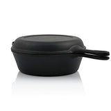 BBQ-TORO Olla de Hierro Fundido con Tapa y Mango | 4,4 litros