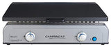 CAMPINGAZ Blue Flame LX - Barbacoa de Gas con Placa esmaltada y 2 quemadores de Acero, Parrilla de Mesa con tecnología BlueFlame para Parrilla mediterránea a la Plancha, Gris