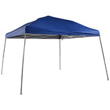 Outsunny Carpas para Exterior Plegable para Jardín o Camping Cenador para Exterior con Mosquitera 360x360x260cm Azul