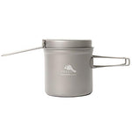 Batería de cocina de Toaks para camping, senderismo, pícnic y exteriores, juego con sopera, cazuela y sartén, 1100ml