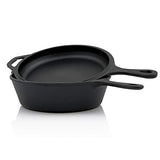BBQ-TORO Olla de Hierro Fundido con Tapa y Mango | 4,4 litros