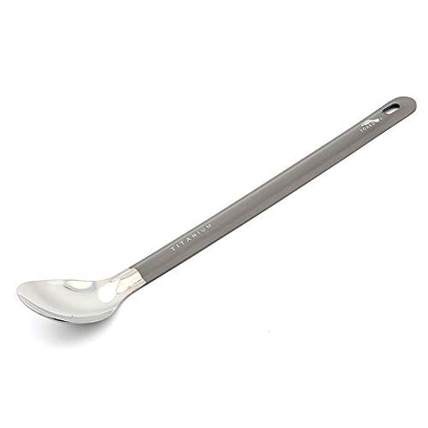TOAKS Vajilla Tenedor Cuchara Vajilla Exterior de Titanio Ultraligera (SLV-11)