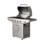Teka Gourmet 4100G - Barbacoa de Gas, Barbacoa Exterior 5 Quemadores, Barbacoa Portátil con Ruedas, Color Acero Inoxidable