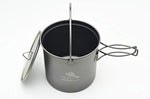 TOAKS Titanium 1100ml Pot with Bail Handle by TOAKS