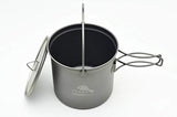 TOAKS Titanium 1100ml Pot with Bail Handle by TOAKS