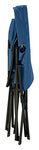 Grand Canyon EL Tovar Lounger - Silla de Camping, Silla Plegable con reposabrazos, Respaldo Alto y reposapiés - hasta 100 kg - Aluminio - Dark Blue (Azul)