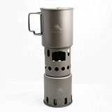 Titanium Backpacking Woodburning Stove