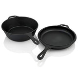 BBQ-TORO Olla de Hierro Fundido con Tapa y Mango | 4,4 litros