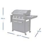 CAMPINGAZ Barbacoa A Gas 4 Series Premium S