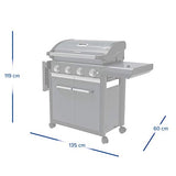 CAMPINGAZ Barbacoa A Gas 4 Series Premium S