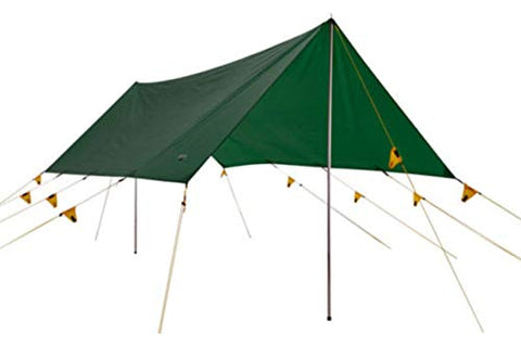 Wechsel Tents Tarp S - Refugio de Camping Ultraligero 290 x 400 cm, Protección UV Impermeable, Color Verde (Zero-G Line)